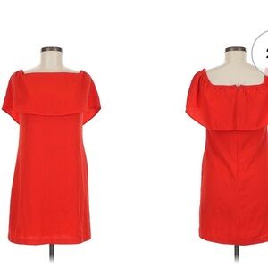 Charles Henry Vibrant Red Mini Dress Sz XS